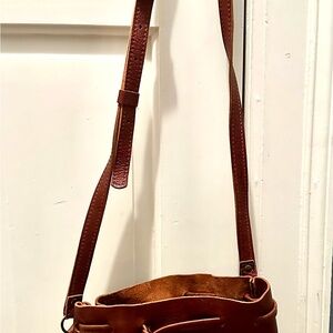 Portland Leather Brown Crossbody Bag